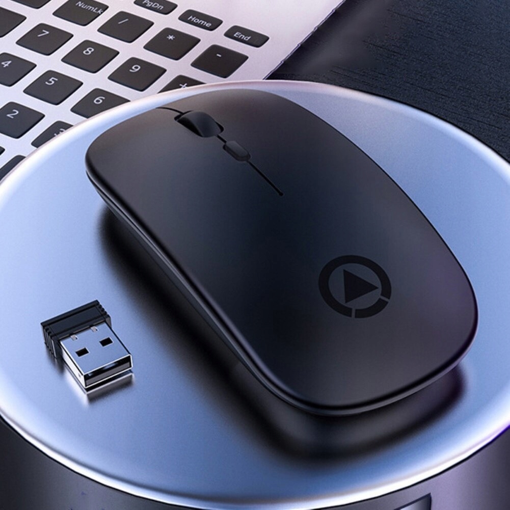 CICHA MYSZ BEZPRZEWODOWA DO LAPTOPA PODŚWIETLANA BEZKLIKOWA Model A2