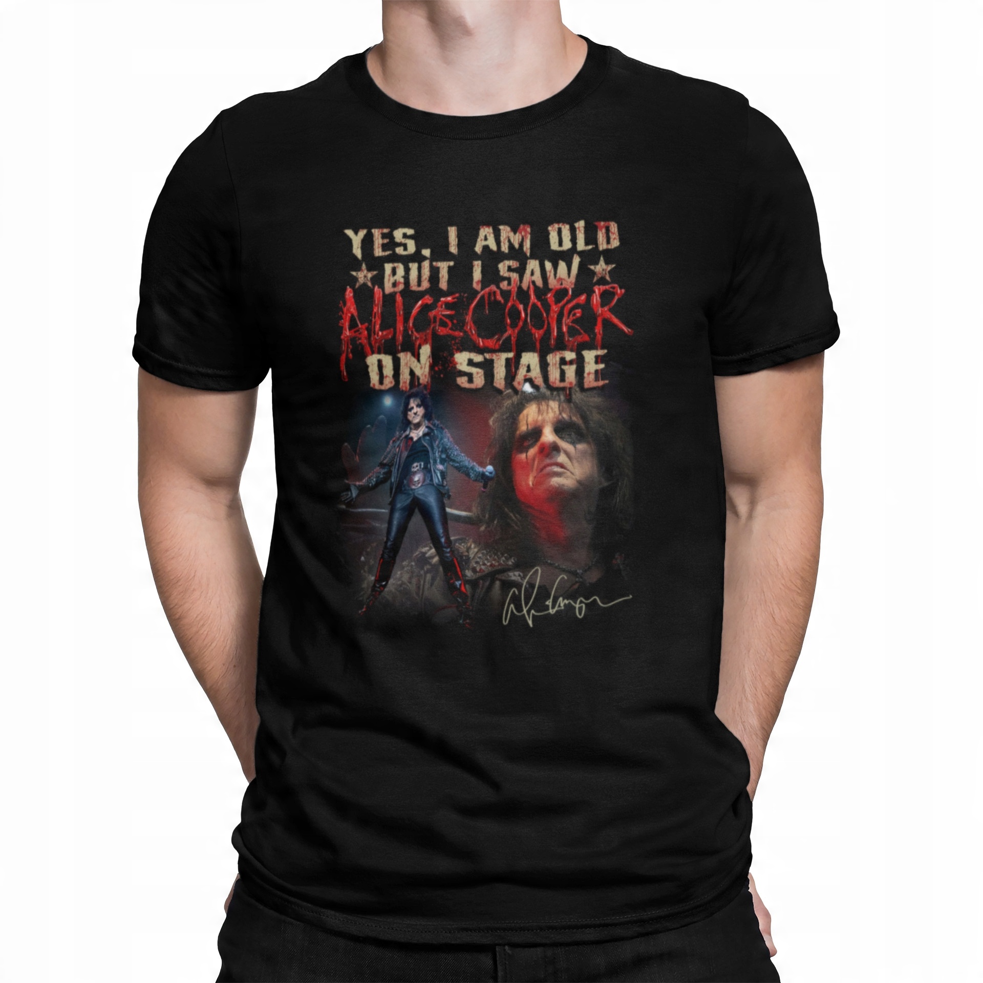 

Alice Cooper T-Shirt Koszulka Autografy M