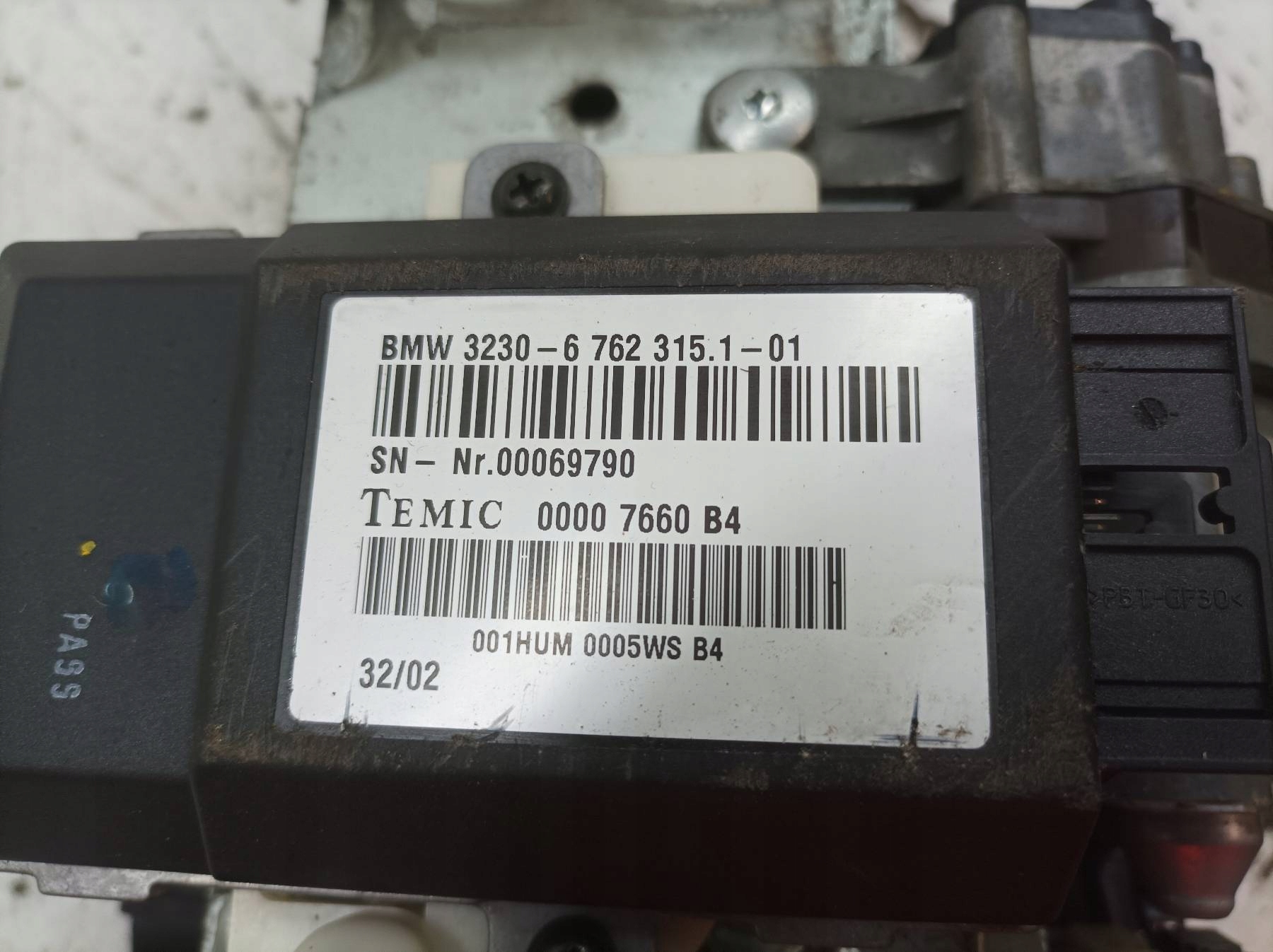 steering rod control electrics 6762315 Bmw Seria 7 IV (2001-2008) E65
