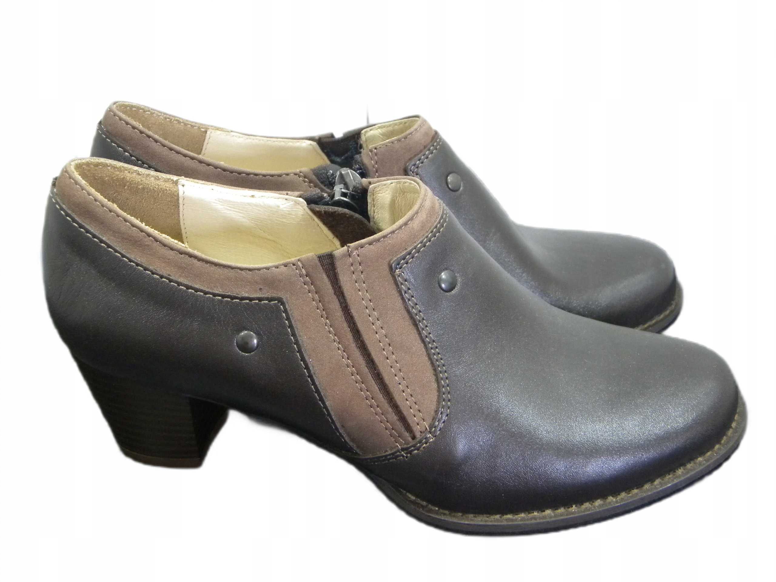 Dámské kožené polobotky Lampert 36