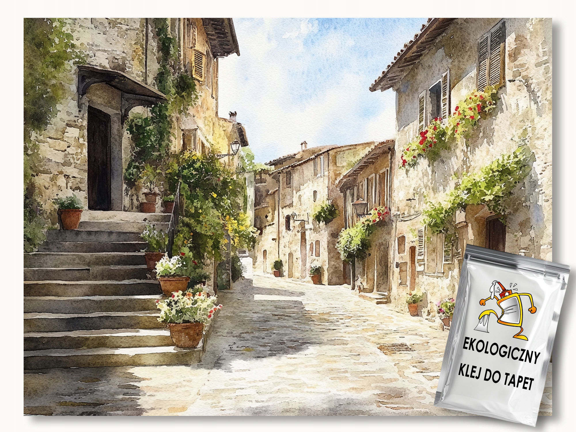 Fototapeta Flizelina Město Jižní Itálie Toskánsko Ulička 300x210 110g