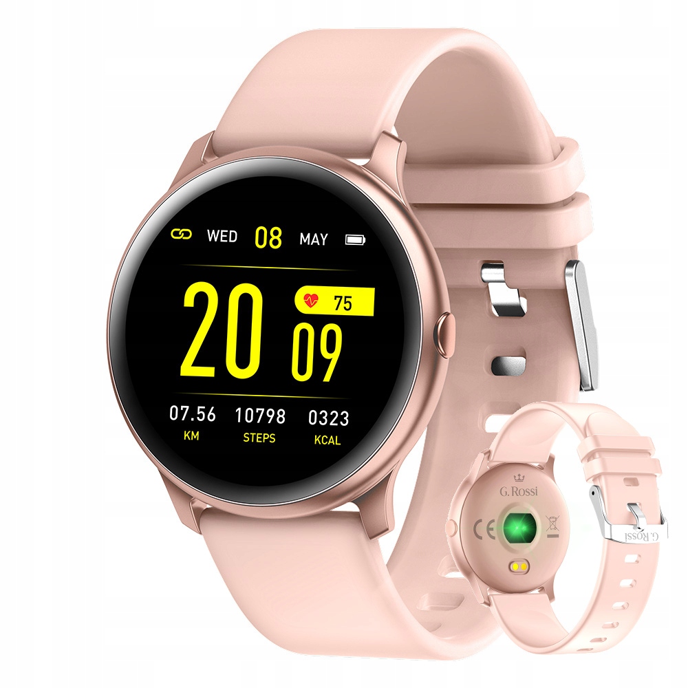 

Smartwatch G. Rossi Tel Sms Bieganie Rower + Box
