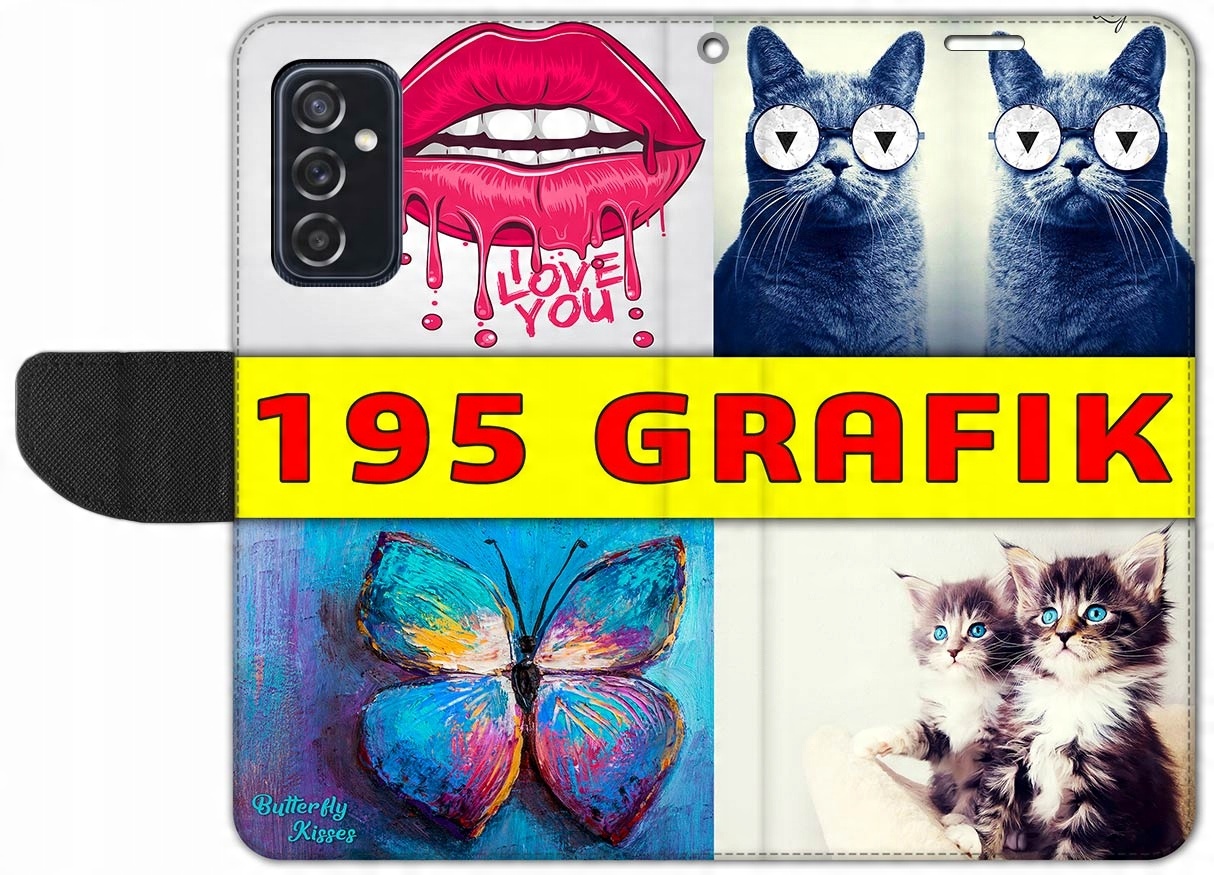 

Etui Portfel Case Do Samsung Galaxy M13 Szkło
