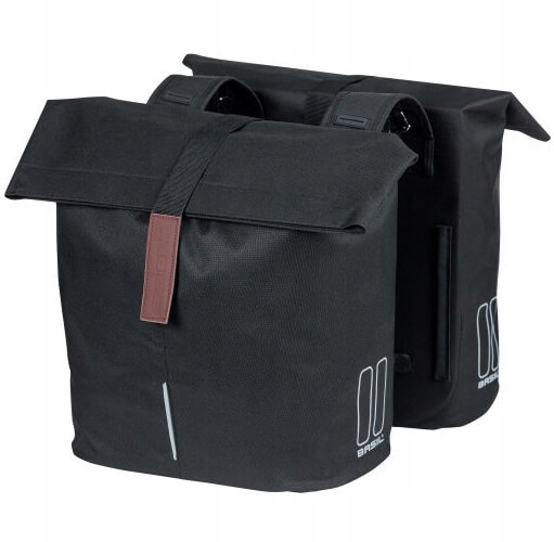 Torba rowerowa podwójna Double Bag City 32l czarna Basil