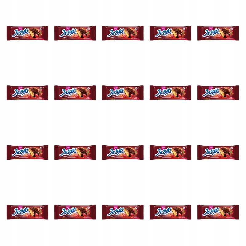 Jeżyki Cherry ciastka w czekoladzie deserowej 140 g X20