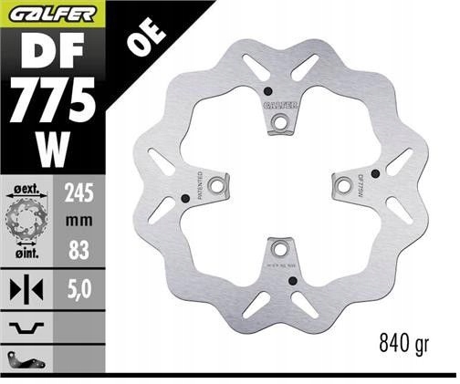 Zadný Brzdový Kotúč Ducati 1098 '07-; Panigale '18-; Streetfighter '09-