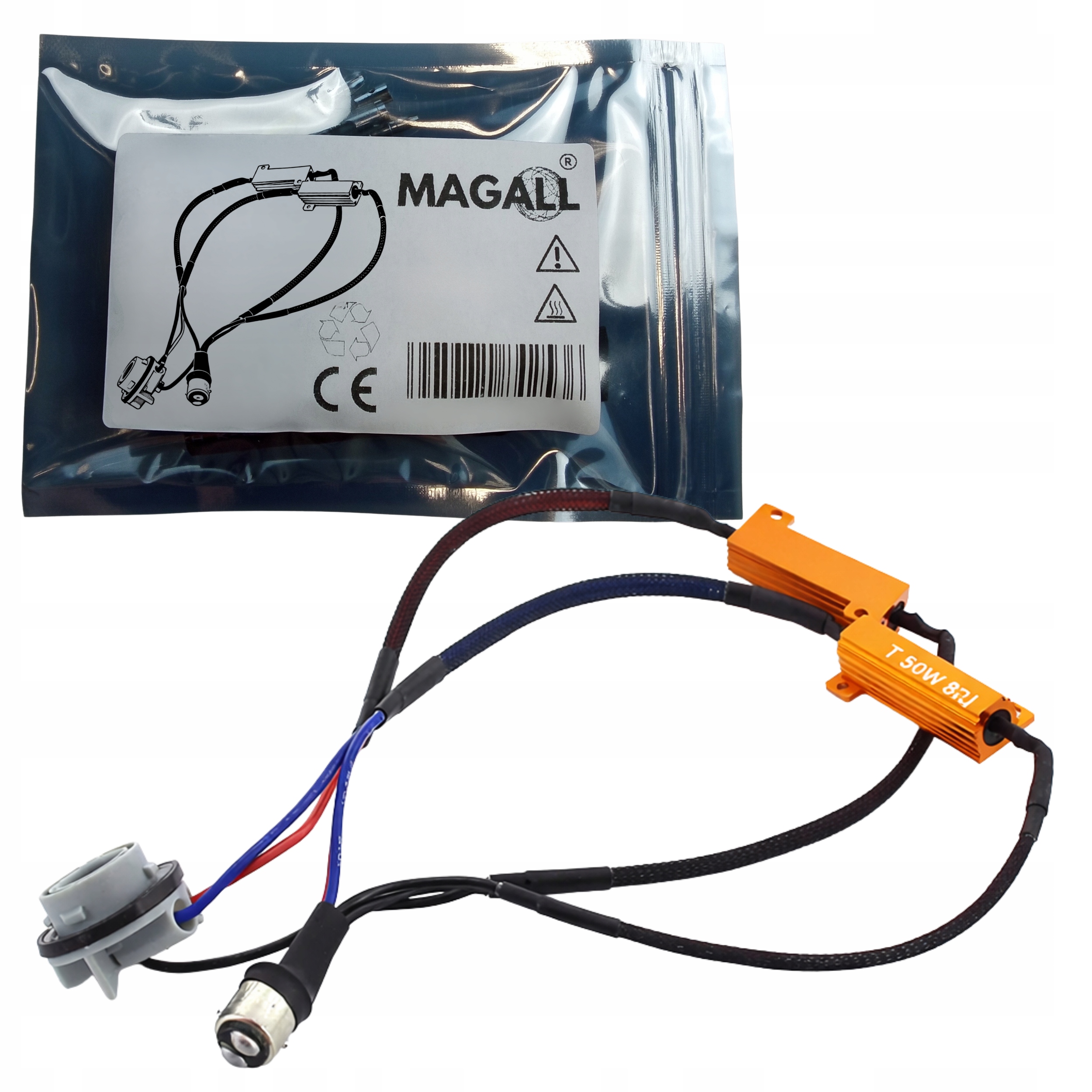 Rezystor CANBUS P21/5W BAY15D (1157) 12V – adapter Plug&Play LED MAGALL