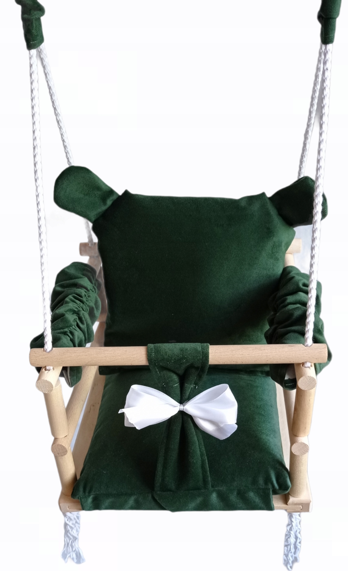 HUŚTAWKA 3w1 DLA DZIECI miś kolor ZIELONY Rodzaj bujaki