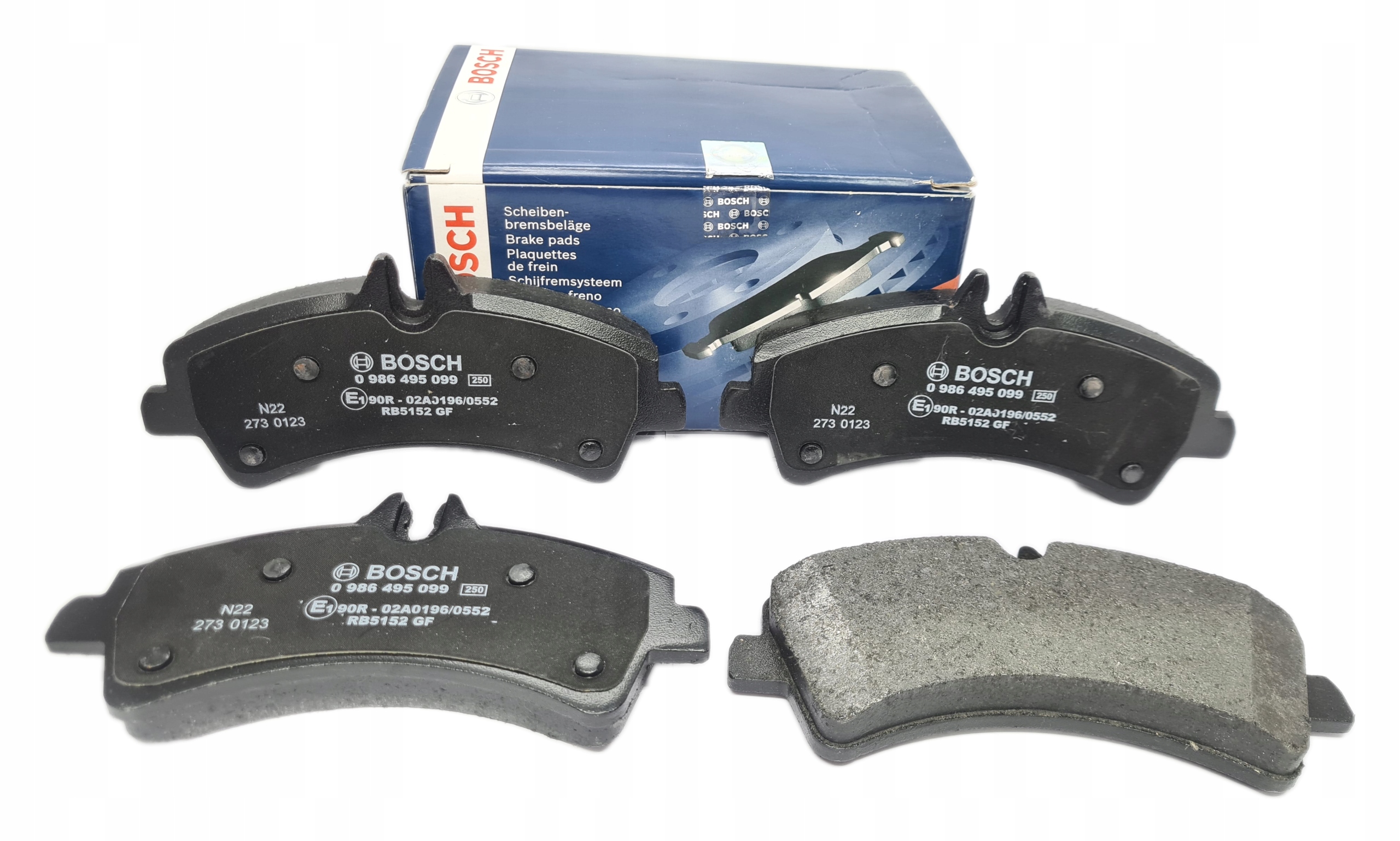 0 986 - ТОРМОЗНЫЕ КОЛОДКИ ЗАДНИЕ MERCEDES SPRINTER 906 2006-