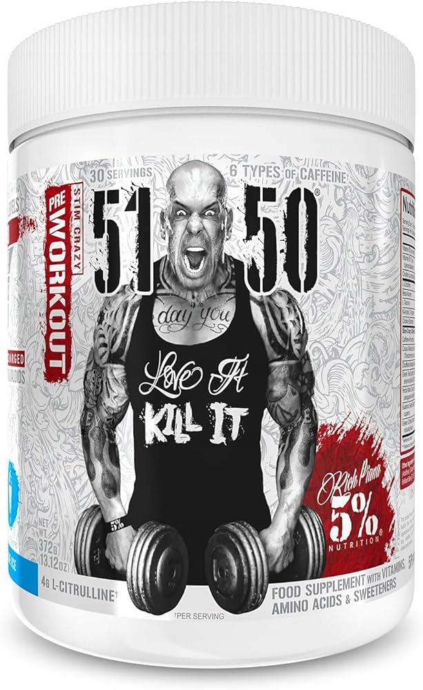 Rich Piana 5% Nutrition 5150 Legendary Series 384g Blue Ice (Předtréninkový stimulant)