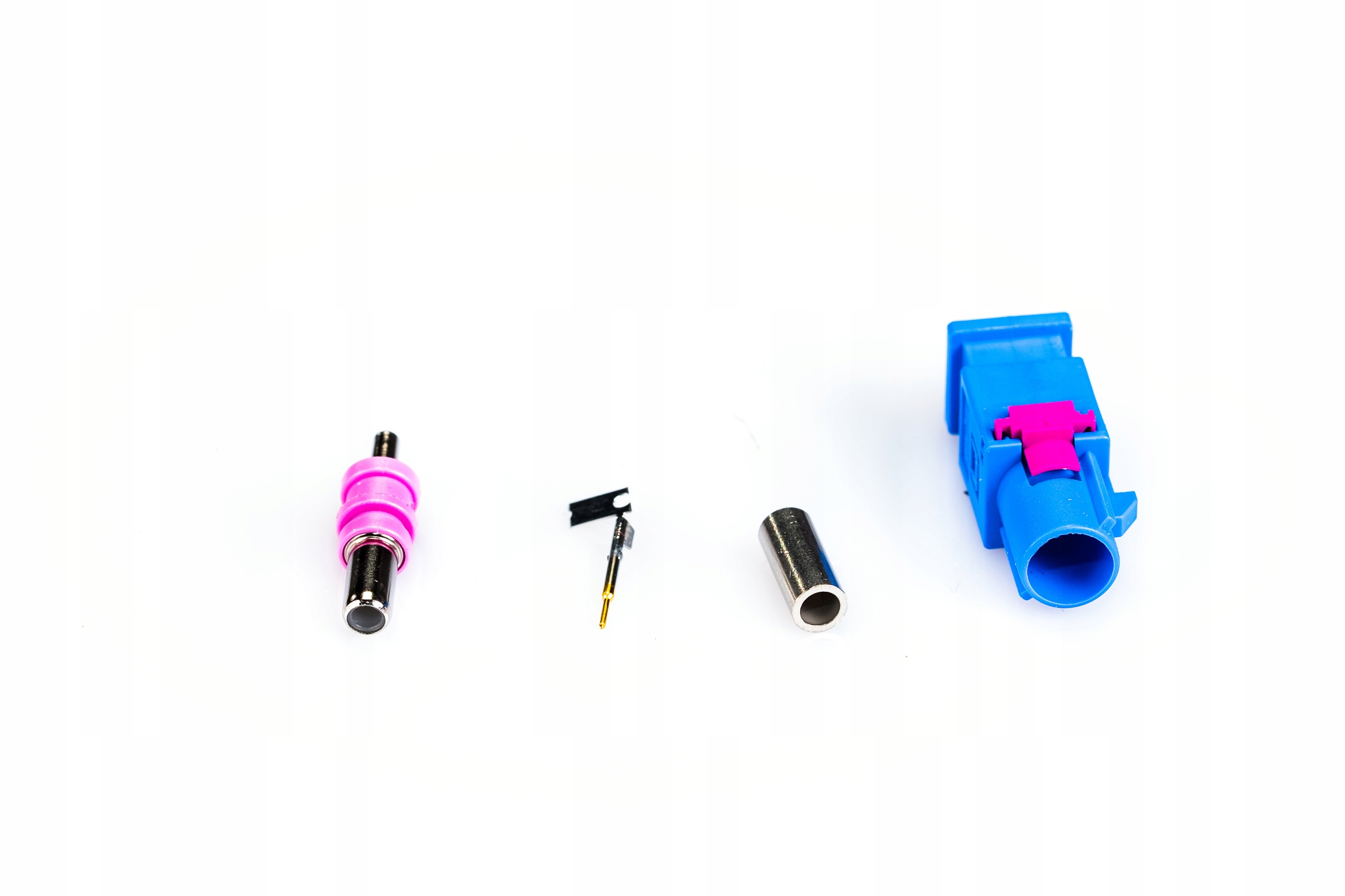 

Złącze antenowe Fakra męska prosta niebieska Gps