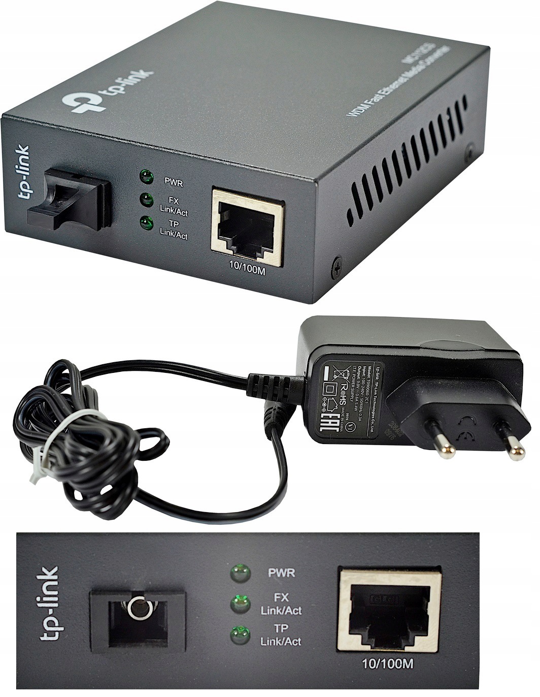 Optický konvertor Wdm 1x Sc/upc 100M TP-Link Fast Ethernet kamer