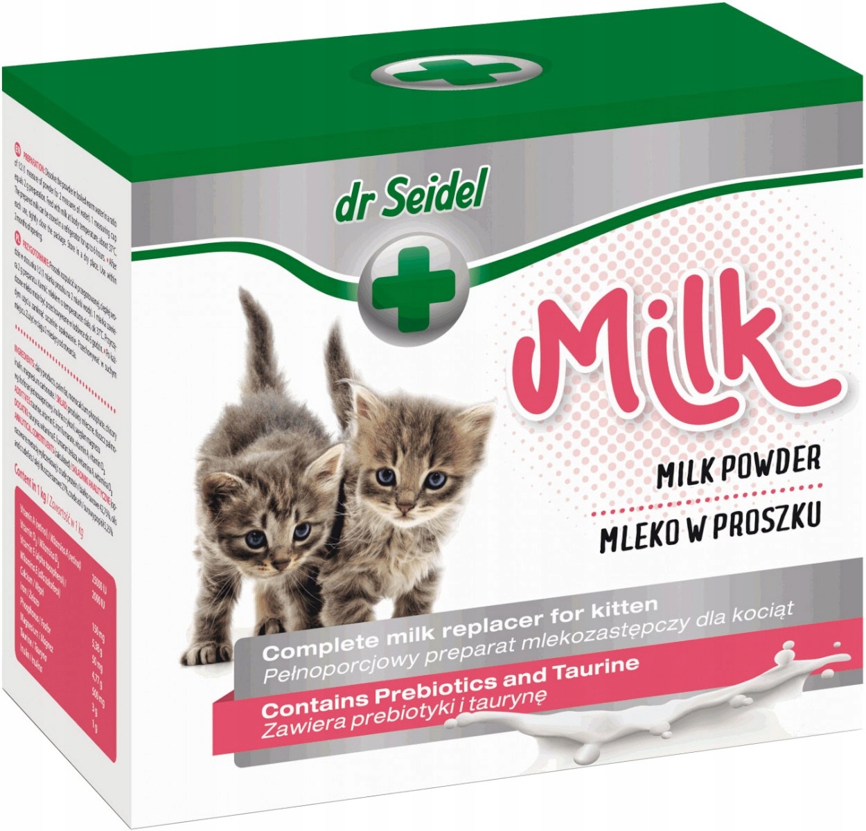 Dr Seidel Sušené Mléko koťata 200g s příslušenstvím