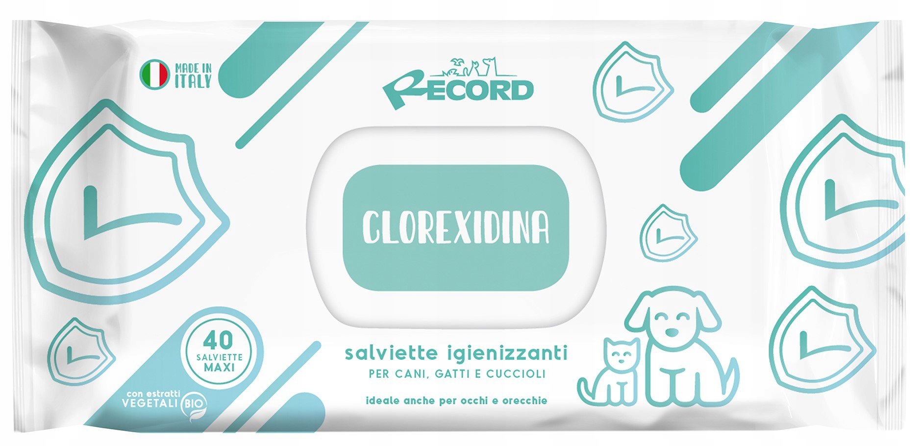

Record Italy Mokre chusteczki Z chlorheksydyną