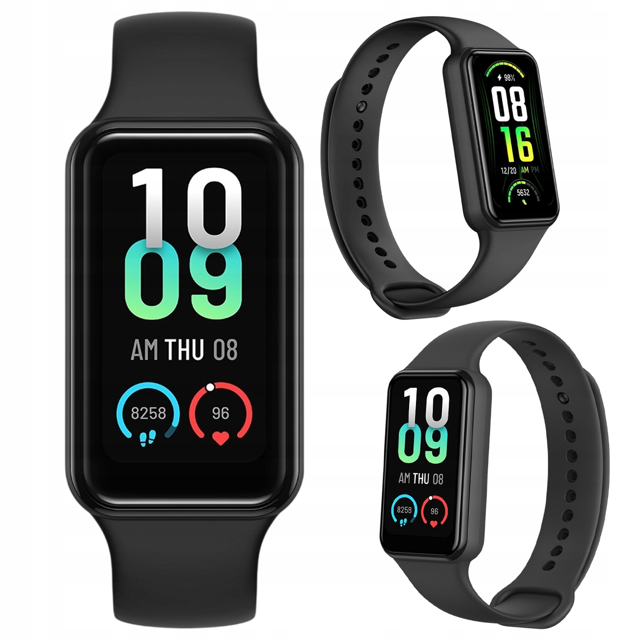 Smartband Řemínek Náramek Amazfit Band 7 Černý Bluetooth Amoled 232 mAh