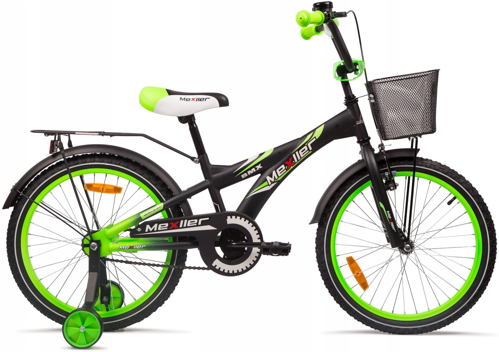 Rower dziecięcy 20 cali Dla Chłopca Mexller Bmx Lekki Rowerek Kółka boczne