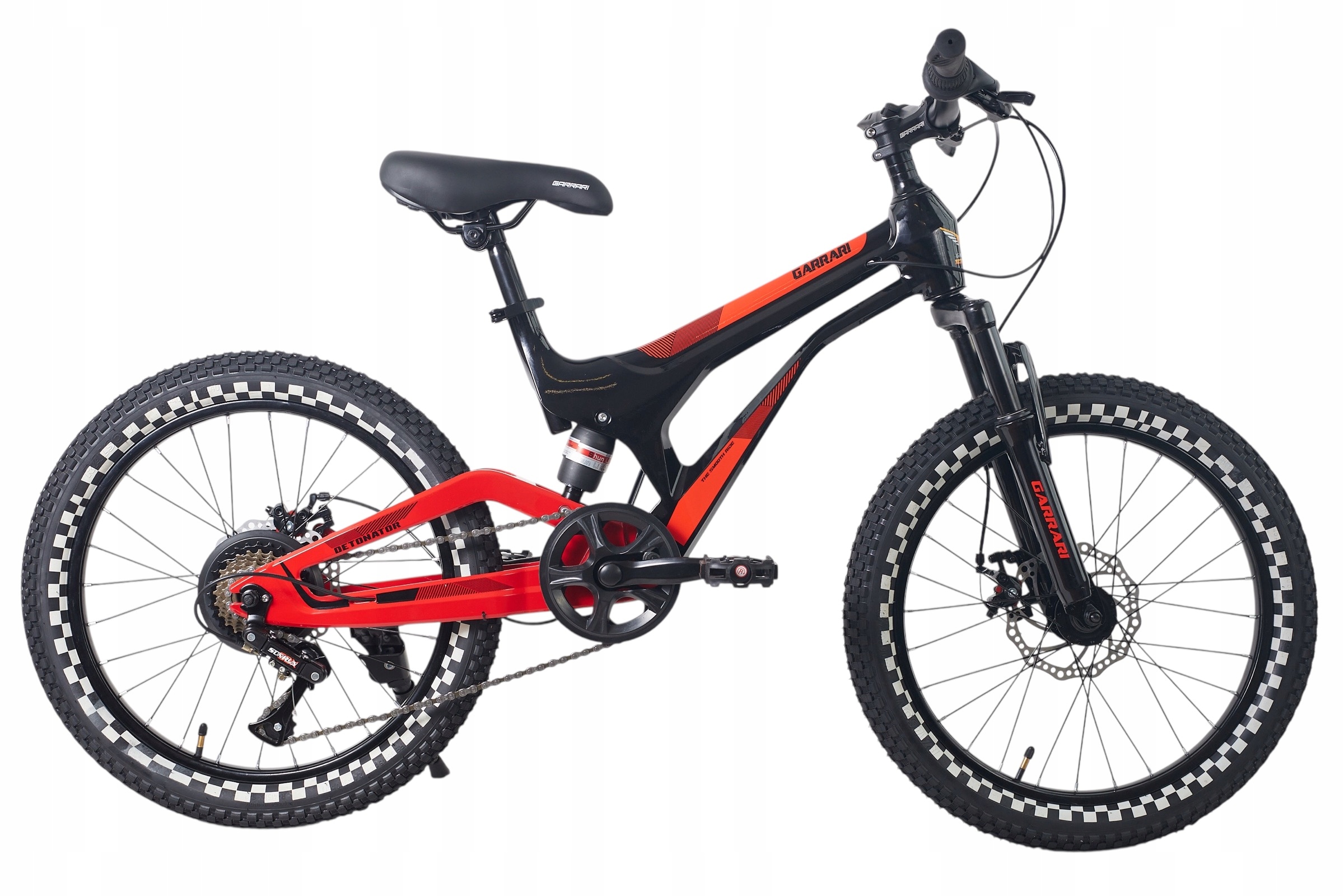 Rower 20 Mtb Górski Dla Chłopaka Amortyzowana Rama Amortyzator Przerzutki