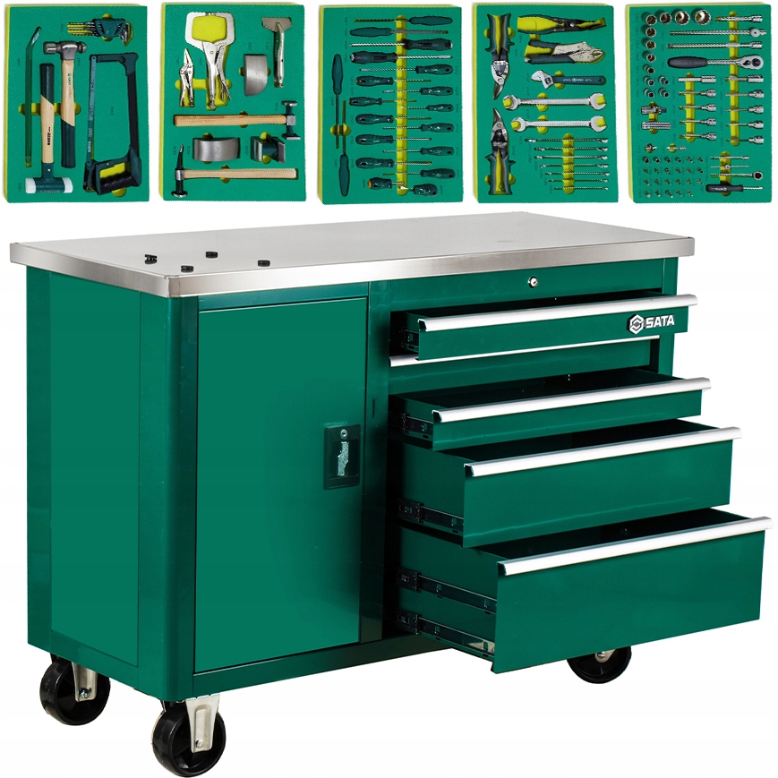 

Sata Wózek Warsztatowy Wyposażeniem 103 Elementów