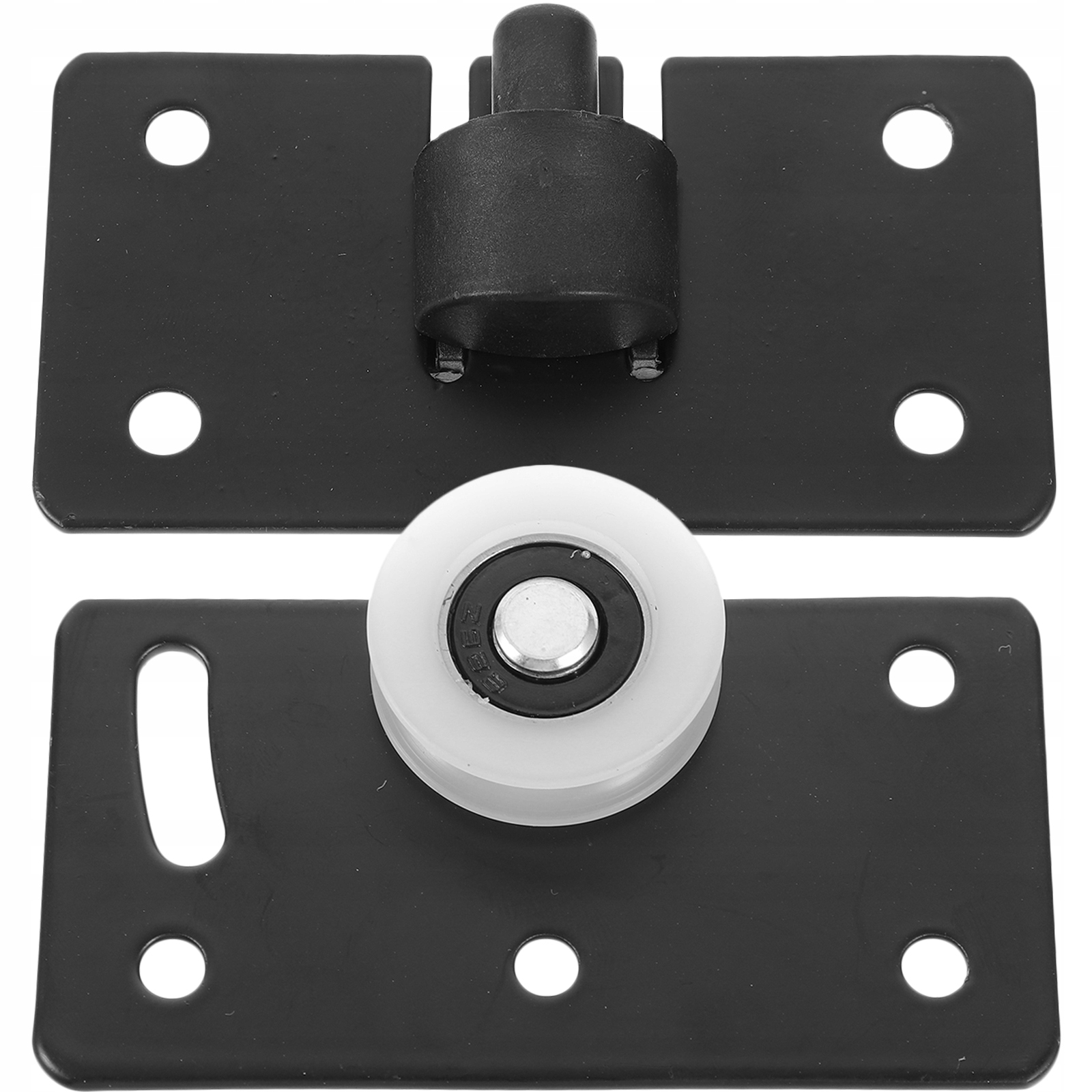 2 SZT. KÓŁKA DO DRZWI PRZESUWNYCH PROWADNICA BRAMY PRZESUWNA Kolor czarny