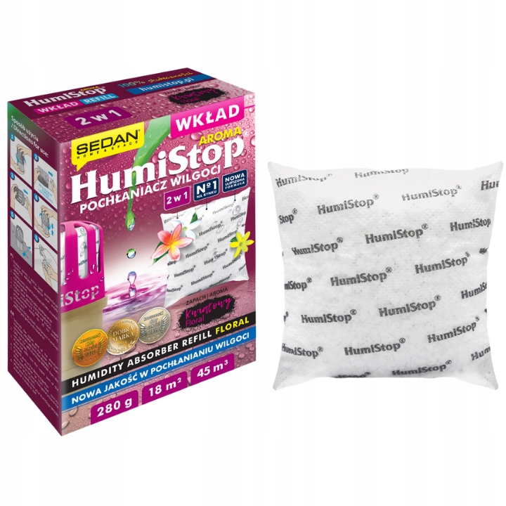 

Humistop Aroma Wkład do Pochłaniacza Wilgoci 280g