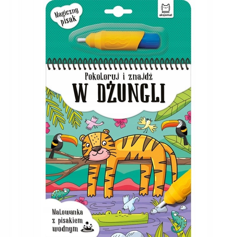 

Pokoloruj i znajdź w Dżungli Malowanka z pisakiem