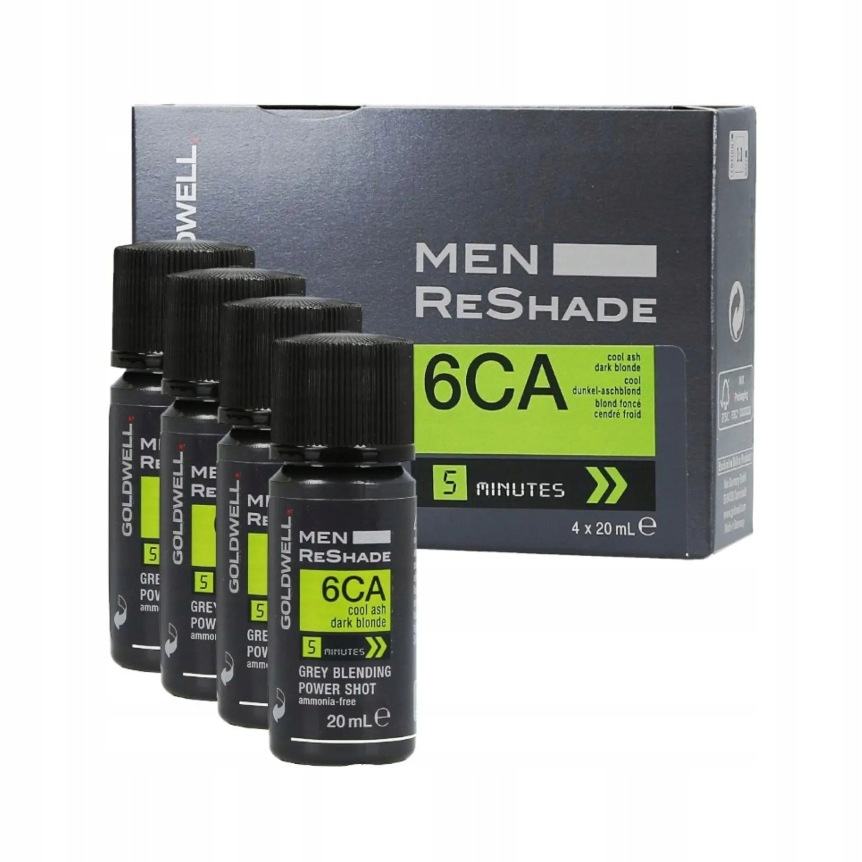 Goldwell Men ReShade 6CA odličovač chladný tmavý blond 4 x 20 ml