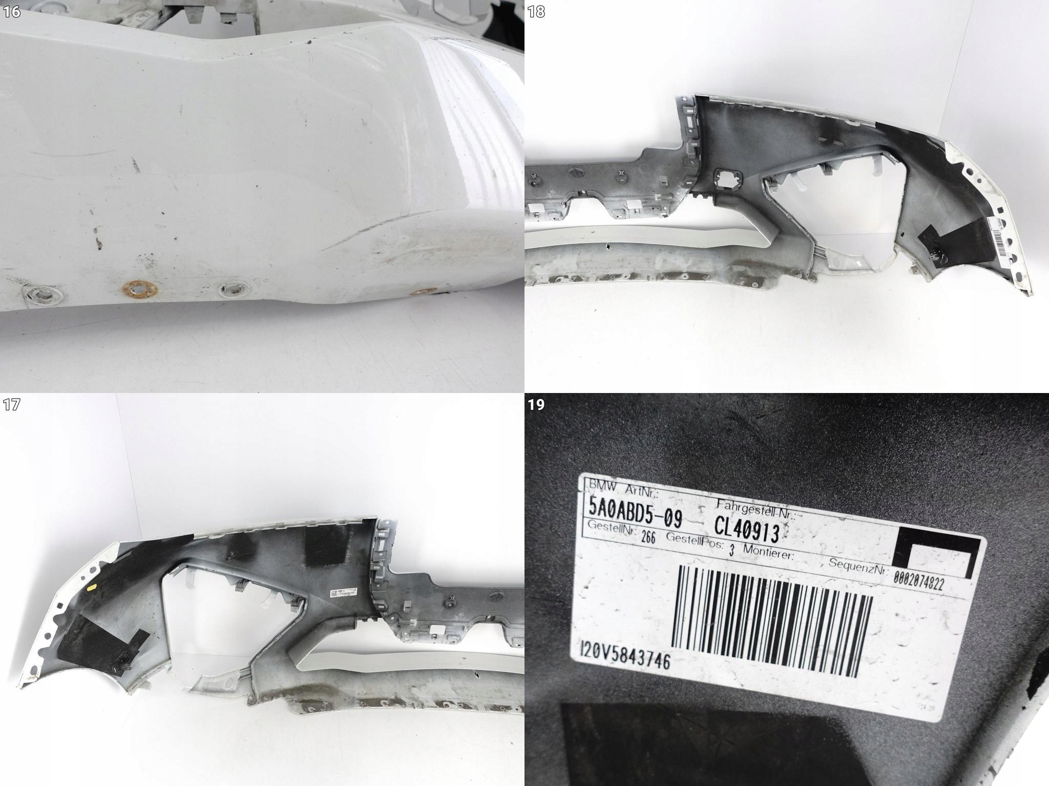 BMW IX I20 M60 21- M-PAKET STOSSSTANGE VORNE *PDC*