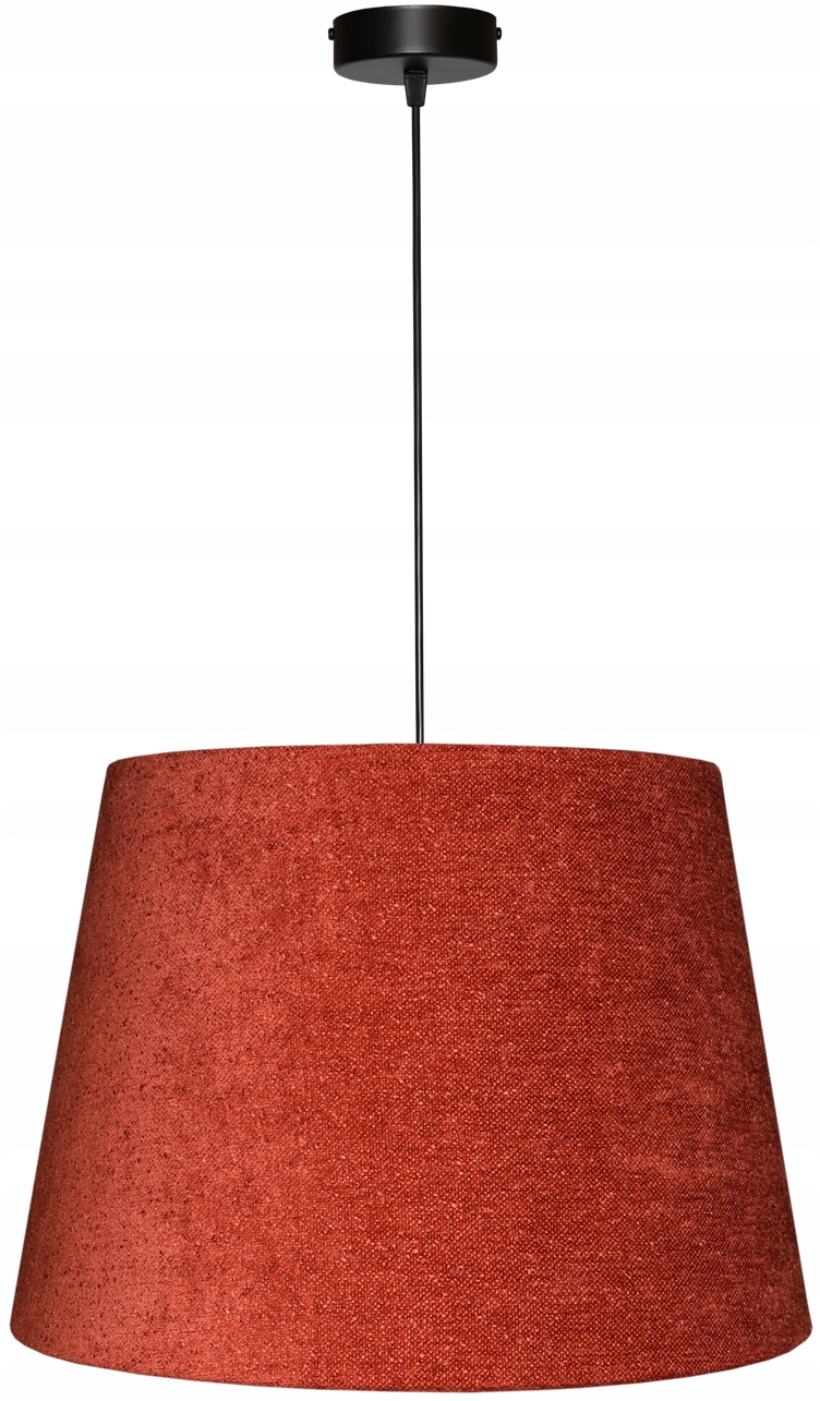 Závěsná lampa Zwis E27 Červená Terakota Abażur 30x40 h28 Boucle Venosa