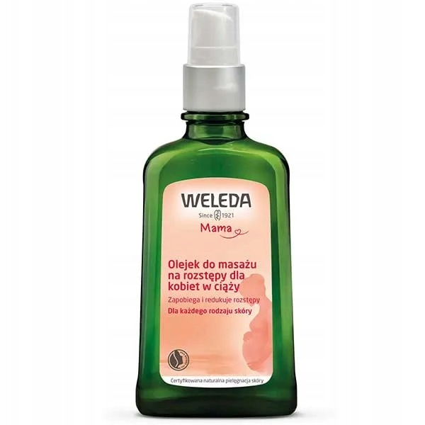Weleda Mama, masážní olej na strie pro těhotné ženy, 100 ml