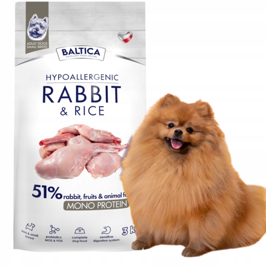 Baltica Nutraceutic Adult Rabbit & Rice Xs/s 3kg