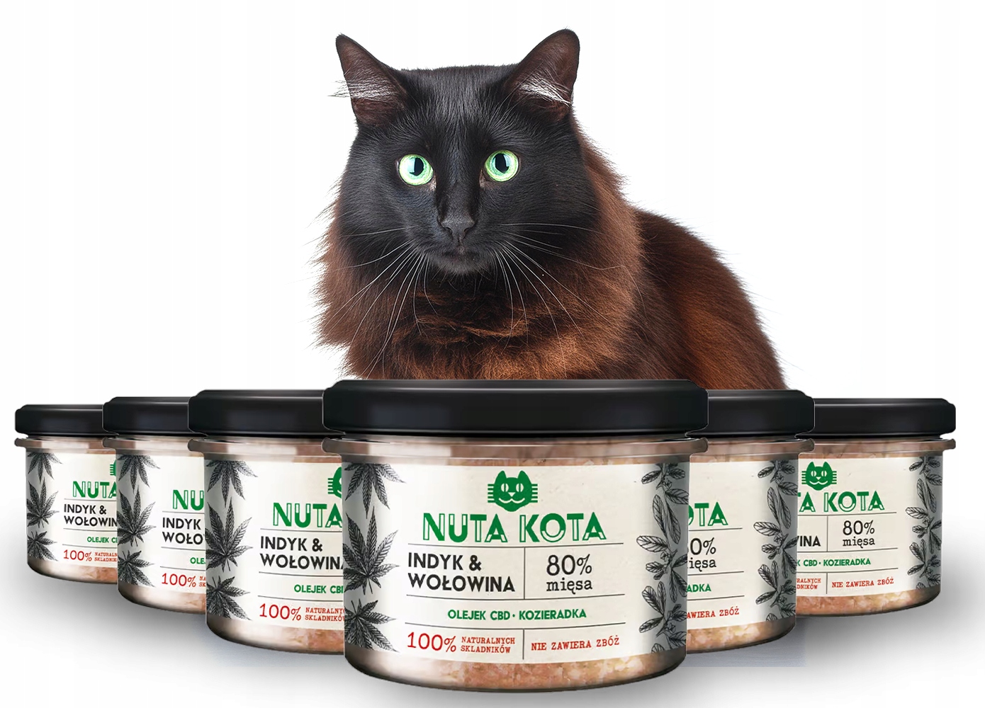 Levně Nuta Kota s krůtím a hovězím masem, bezobilné krmivo 200 g