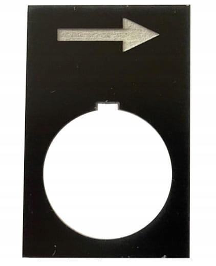 

Tabliczka opisowa TK4530 Strzałka Prawo z taśmą 3M