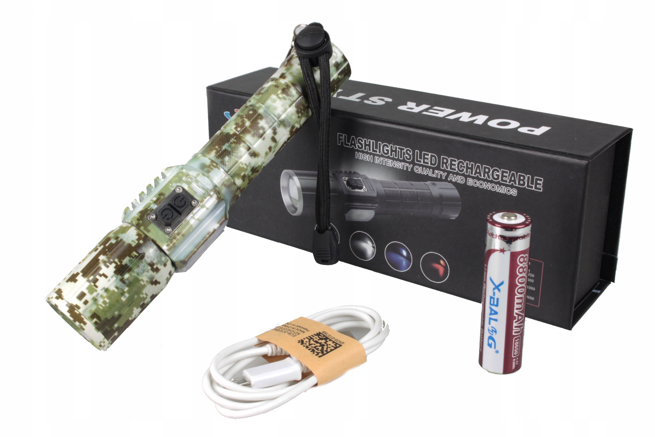 Latarka wędkarska Moro Zoom XM-L T6 Smd Usb