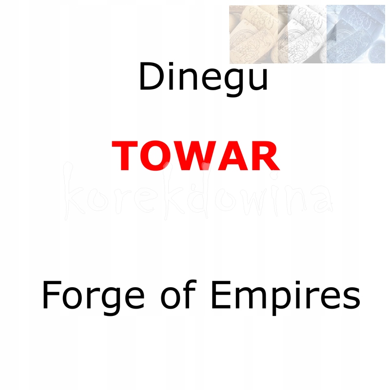 D 10000 szt towaru POSTMODERNIZM FOE Dinegu FORGE OF EMPIRES
