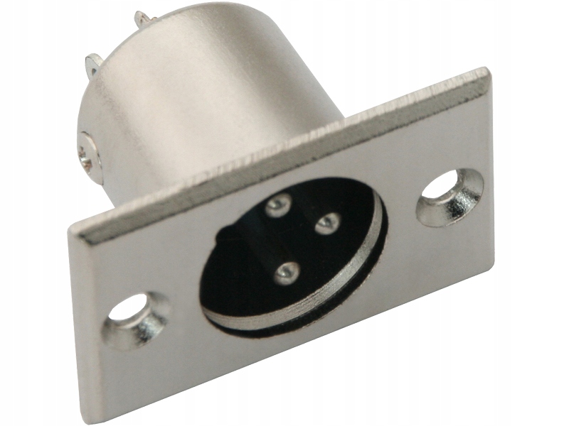 Wtyk mikrofonowy XLR 3P do obudowy 1 szt