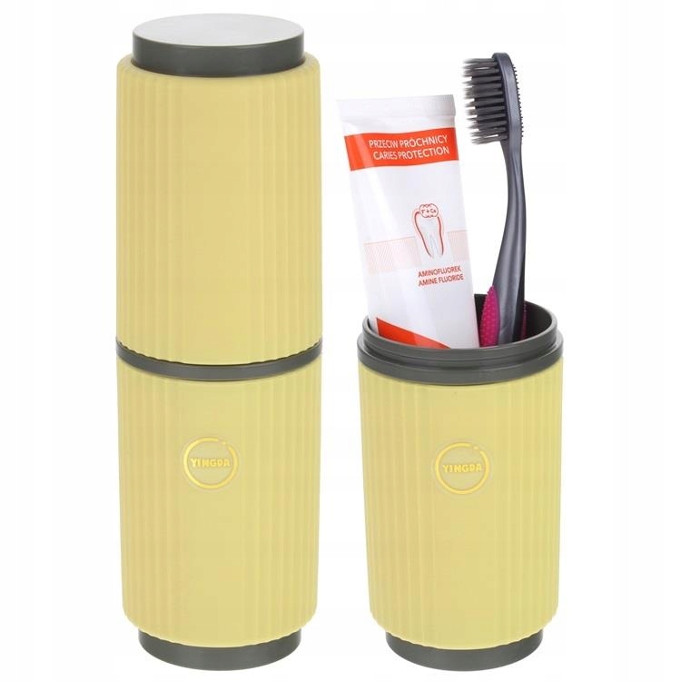 ETUI PODRÓŻNE POJEMNIK KUBEK NA SZCZOTKĘ PASTĘ DO ZĘBÓW EAN (GTIN) 5904665407493