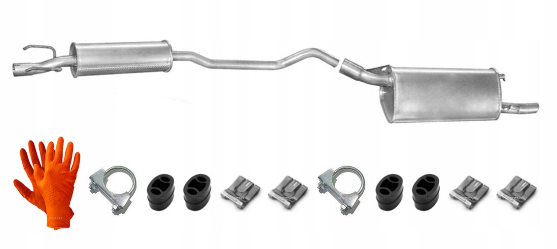 Opel Corsa B 1.0i 12V 40kW (1996-12/2000) Tlumič Koncový