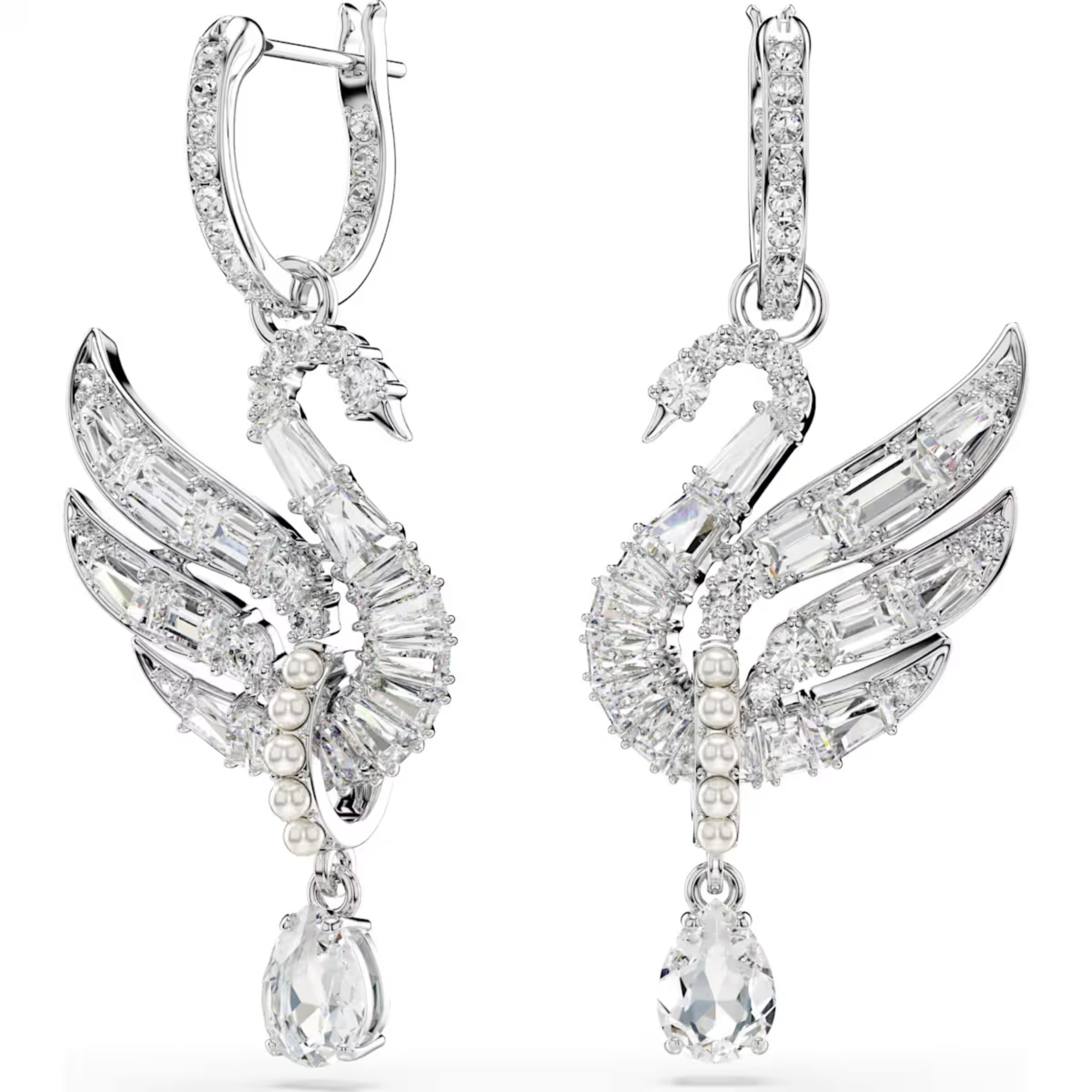 Swarovski kolczyki Swan 5723388 Grawer