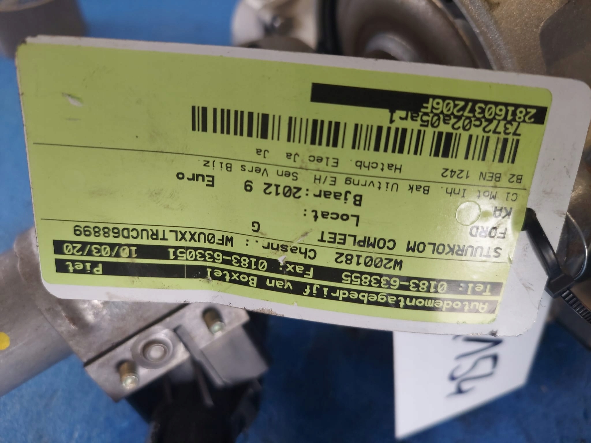 control electrics 28160372 06F FORD KA