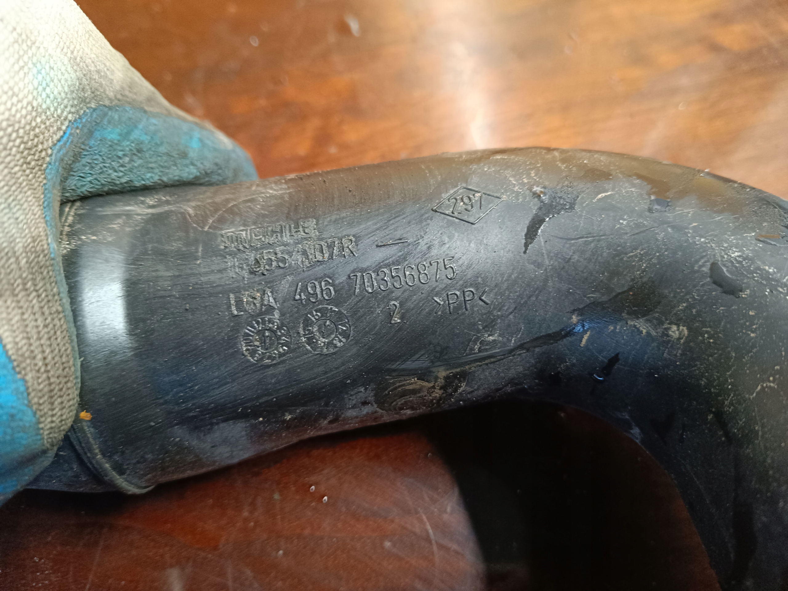pipe air hose RENAULT MASTER 165554107R 70356875