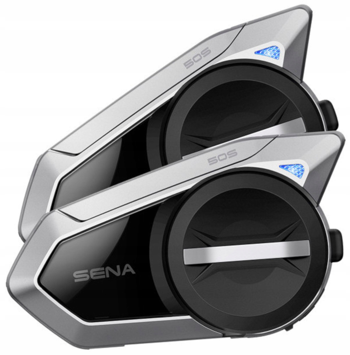 Motocyklový Interkom Sena 50S Bluetooth 5.0 Mesh 2 Km 2 Zostavy