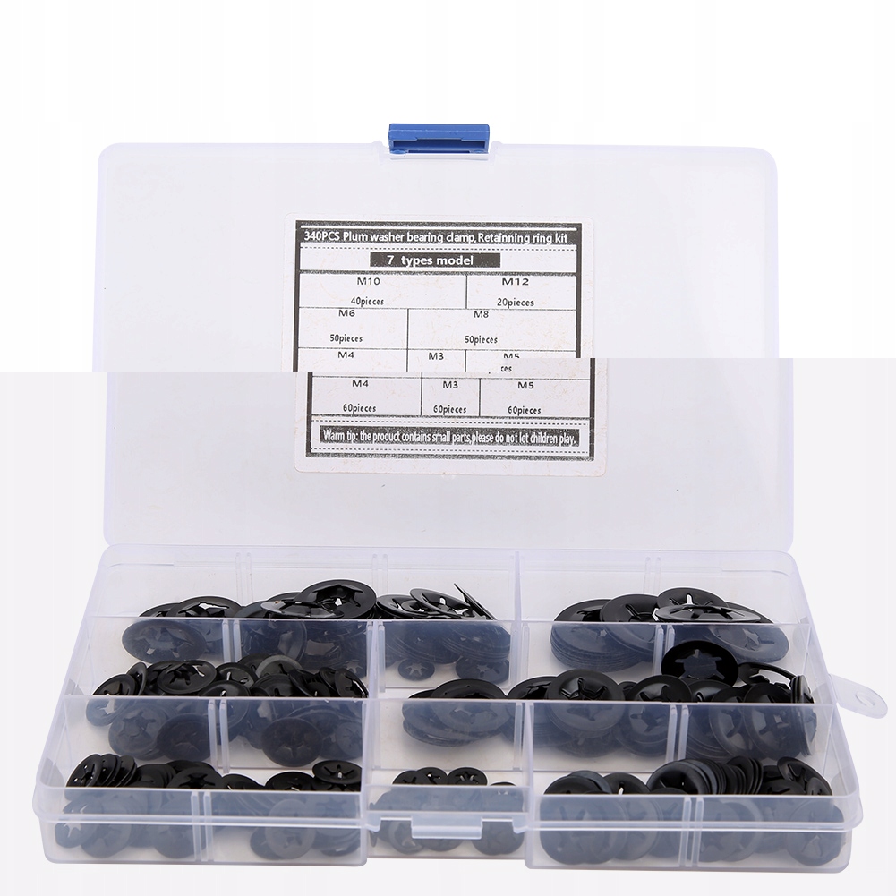 PODKŁADKA STARLOCK ŁĄCZNIKI 340SZT ZESTAW M3-M12