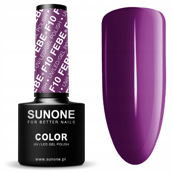 

Sunone Lakier Hybrydowy Uv/led F10 Febe 5 ml
