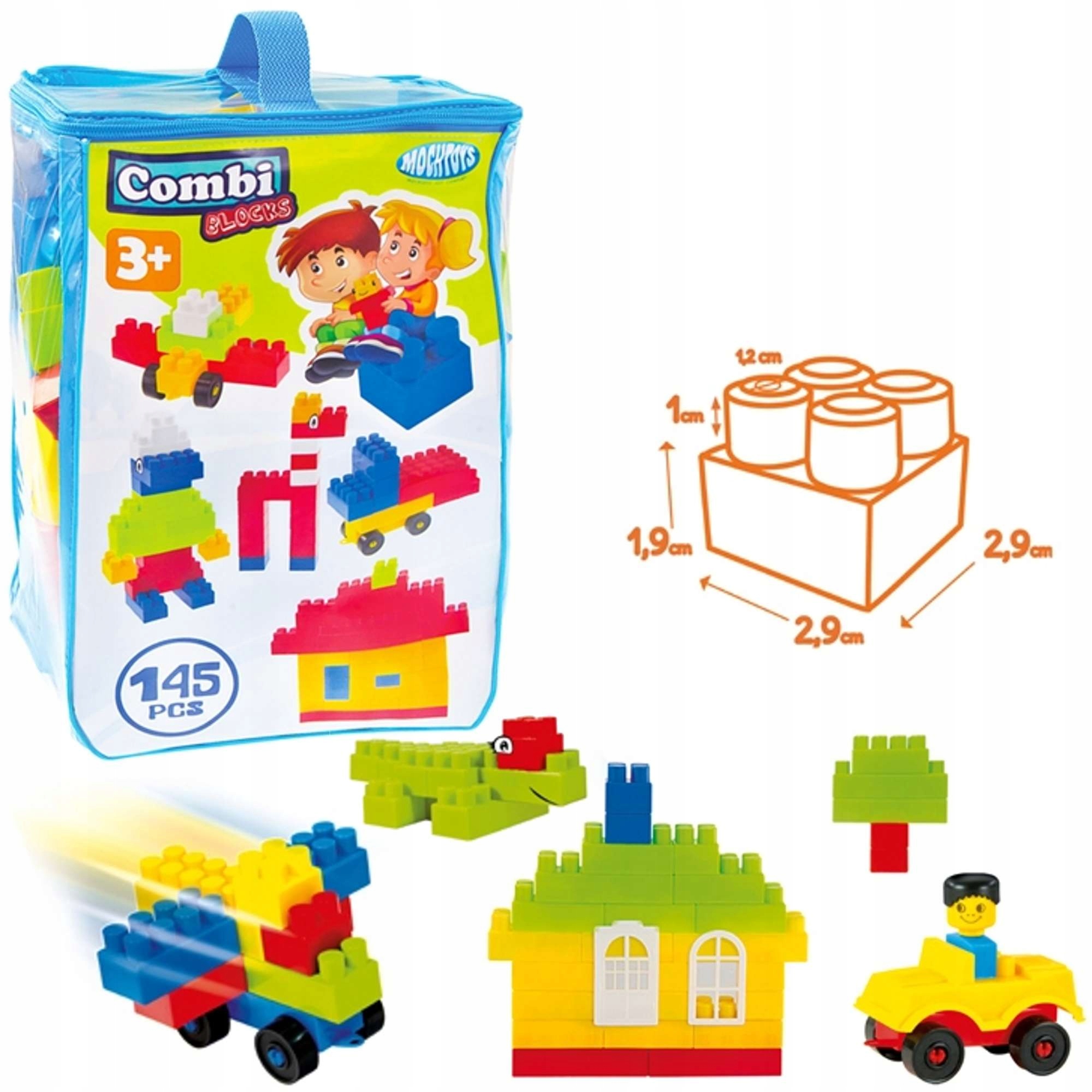

Klocki Zestaw Klocków Combi Blocks 145 Elementów