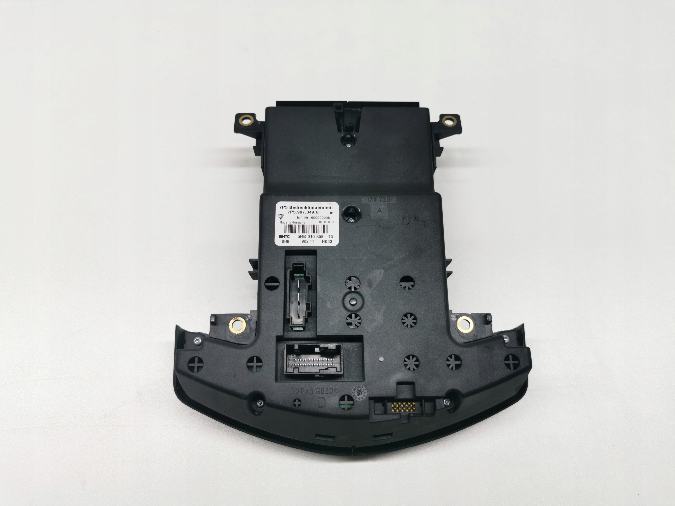 control panel PORSCHE CAYENNE II 7P5907049G