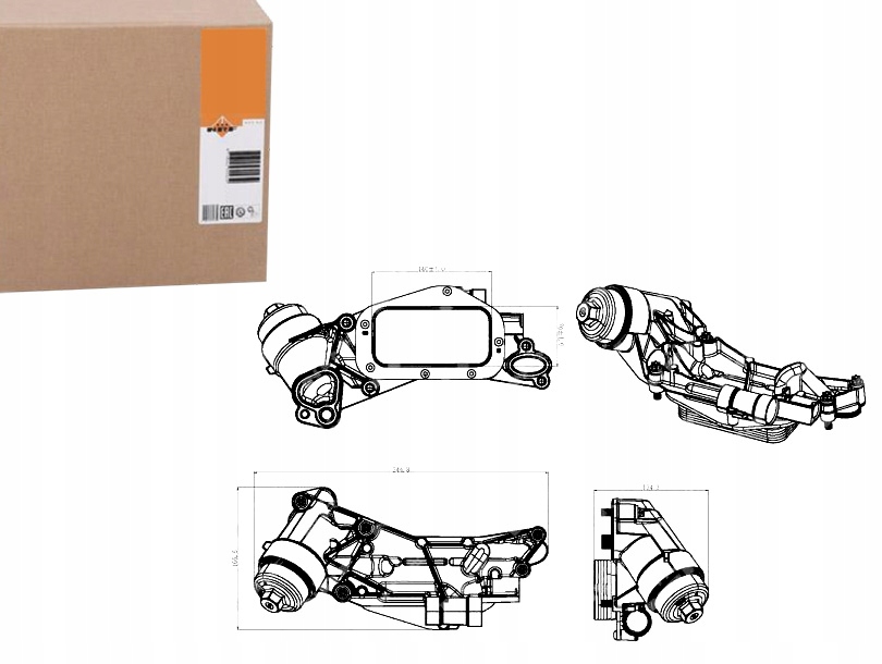 NRF31315 Chladič Oleje Opel Astra 1,6 06- Asistent řidiče #33