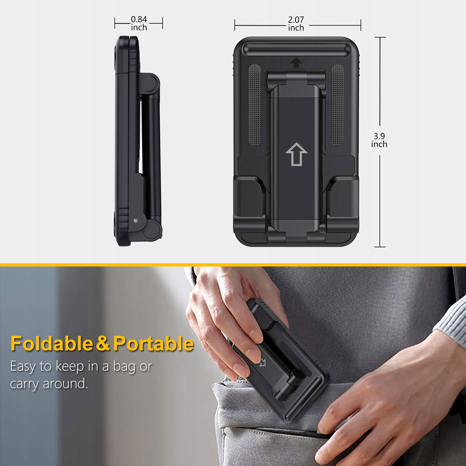 Gritin Regulowany Stojak Podstawka Na Telefon — miniatura 4