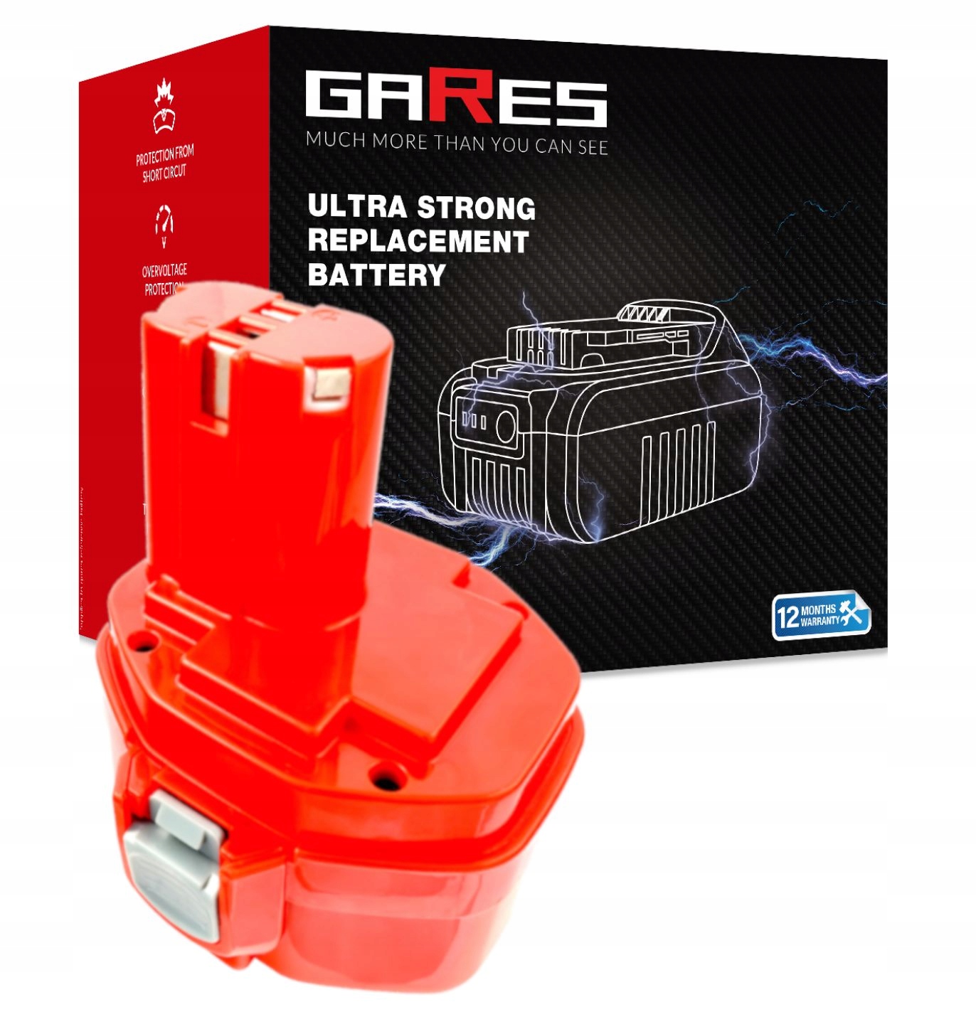 Akumulátor pro Makita 193060-0 6228DW 6337DWFE 14,4V 2Ah