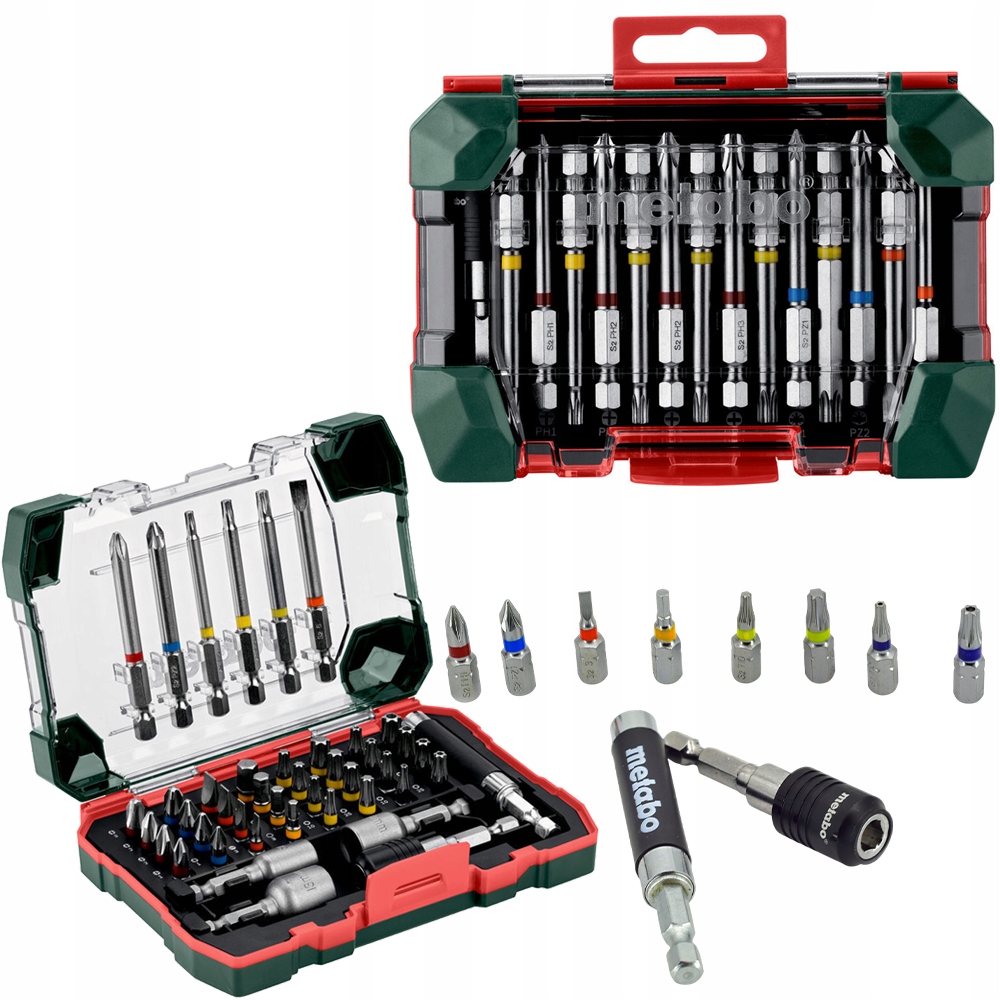 Metabo Zestaw akcesoriów w etui kpl 43 szt. Pz Ph Torx Stal S2 626719000