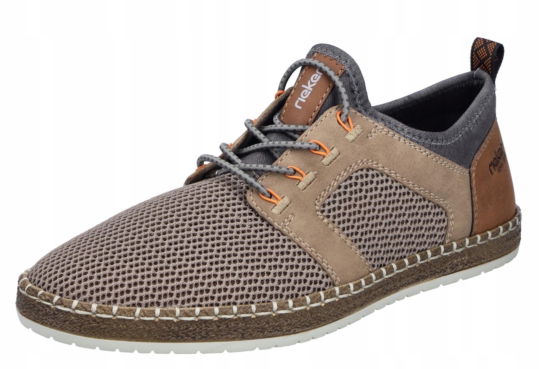 Rieker B5252-66 vel.44 prodyšné béžové pánské polobotky